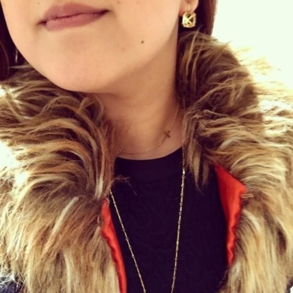 :: S&D Citrine LUXE Cushion Drop Earrings - Picture 4 of 6